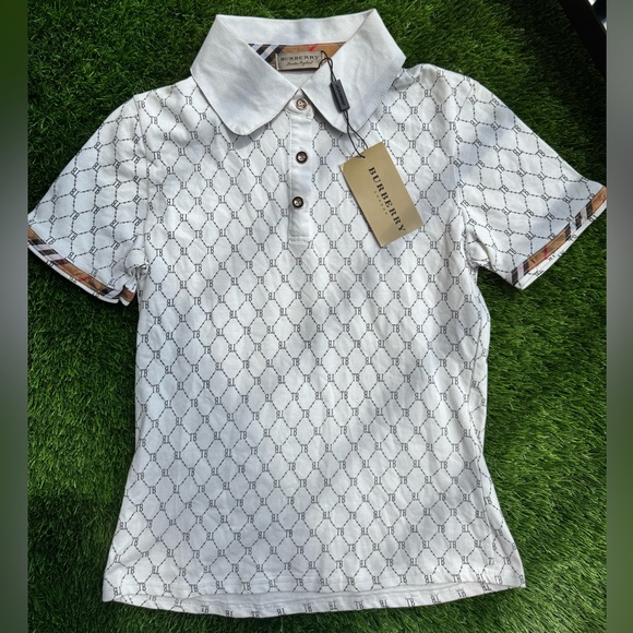Burberry Tops - NWT Thomas Burberry Monogram Polo Shirt